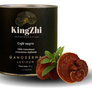 Café Negro Premium Con Ganoderma Lucidum Tarro 24 Sachet 36g
