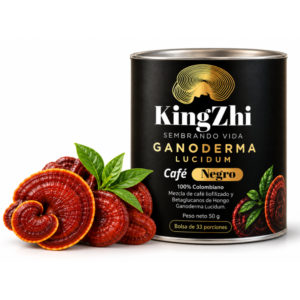 Café Negro Premium Liofilizado Con Ganoderma Lucidum 50g